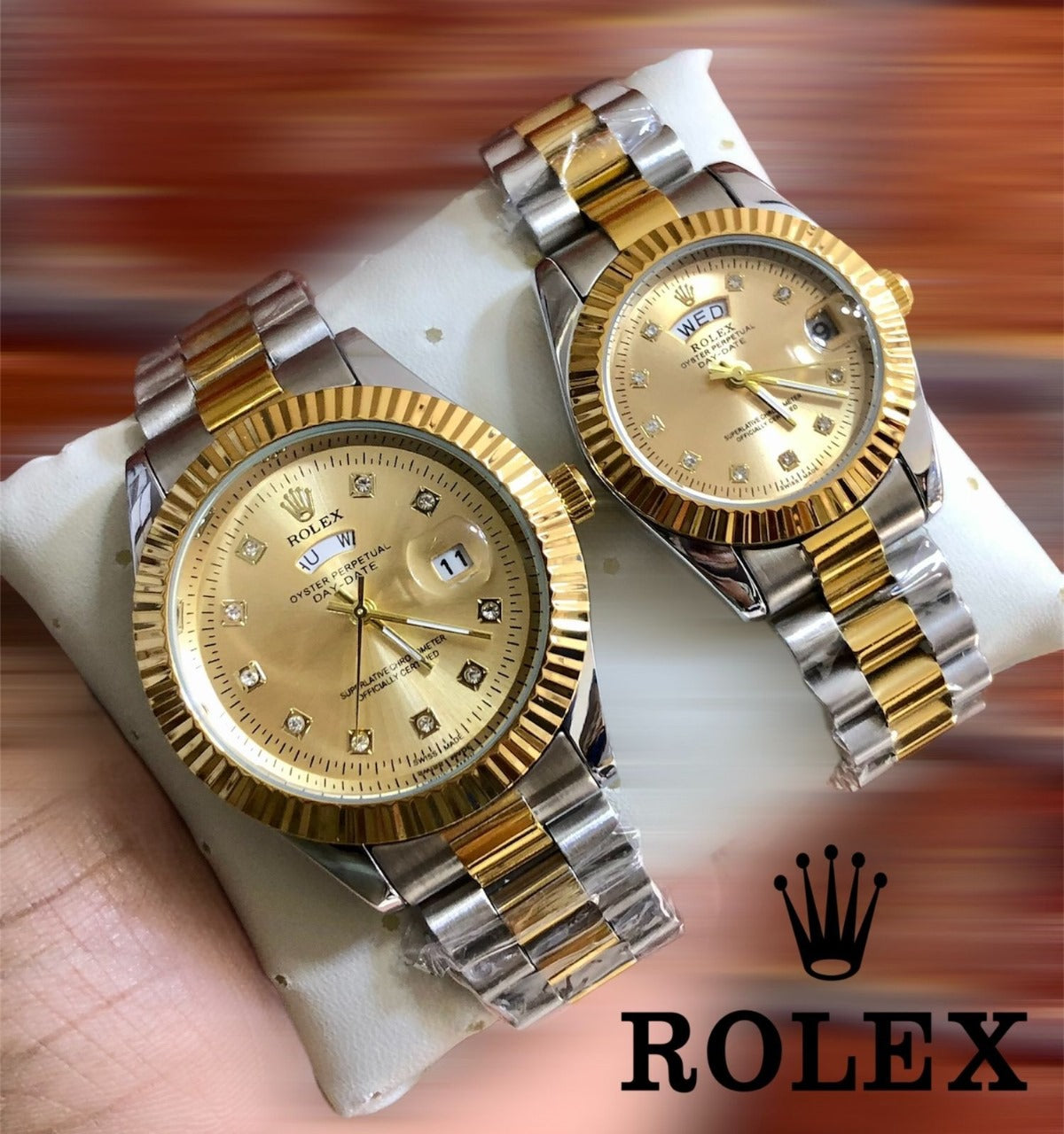LUXURY COUPLE WATCH  ➕ BOX ➕ FREE DELIVERY  🎁