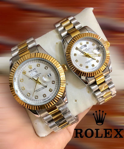 Rolex Watch  Duo Set with Box