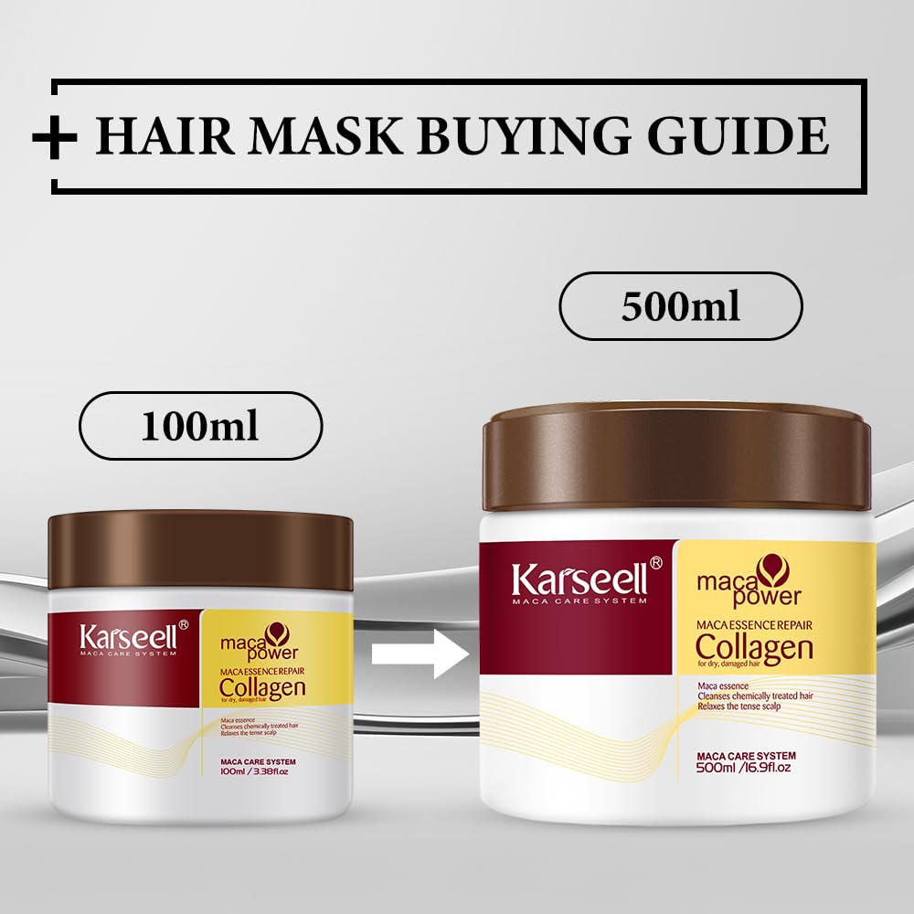 Karseell 3.38floz 100ml Collagen Hair Treatment