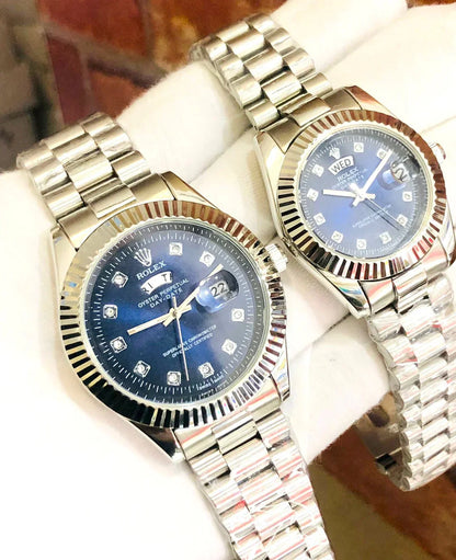 Rolex Watch  Duo Set with Box