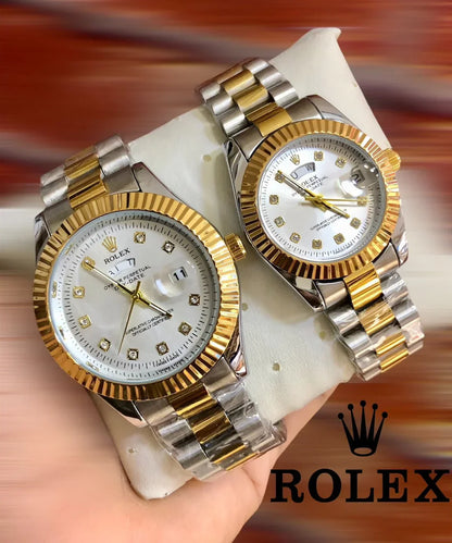 Rolex Watch  Duo Set with Box