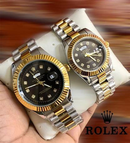 Rolex Watch  Duo Set with Box