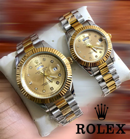 Rolex Watch  Duo Set with Box
